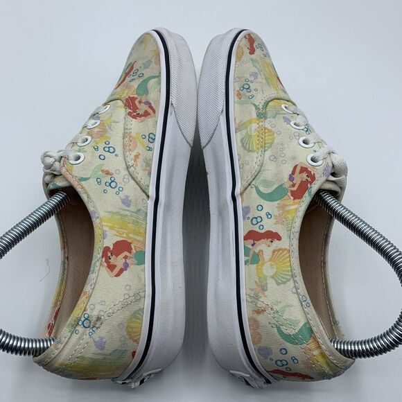 RARE Vans x Disney Little Mermaid Authentic Sneakers Limited Edition Women's 7 - Picture 4 of 8